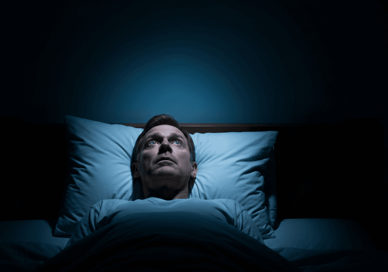 You have trouble sleeping — but not because you're busy