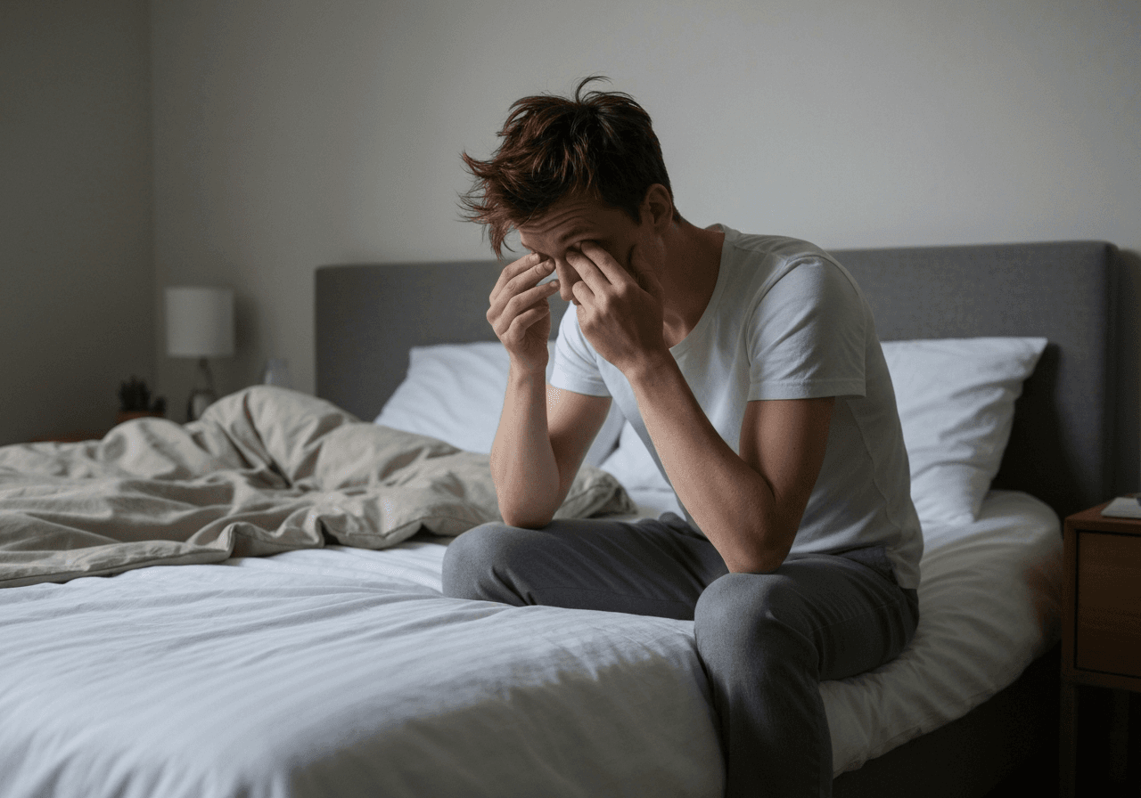 You sleep but wake up feeling like you didn't